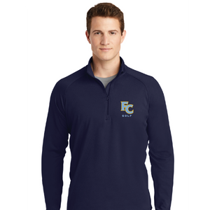 Athletic Stretch 1/2-Zip Pullover / Navy / First Colonial High School Golf