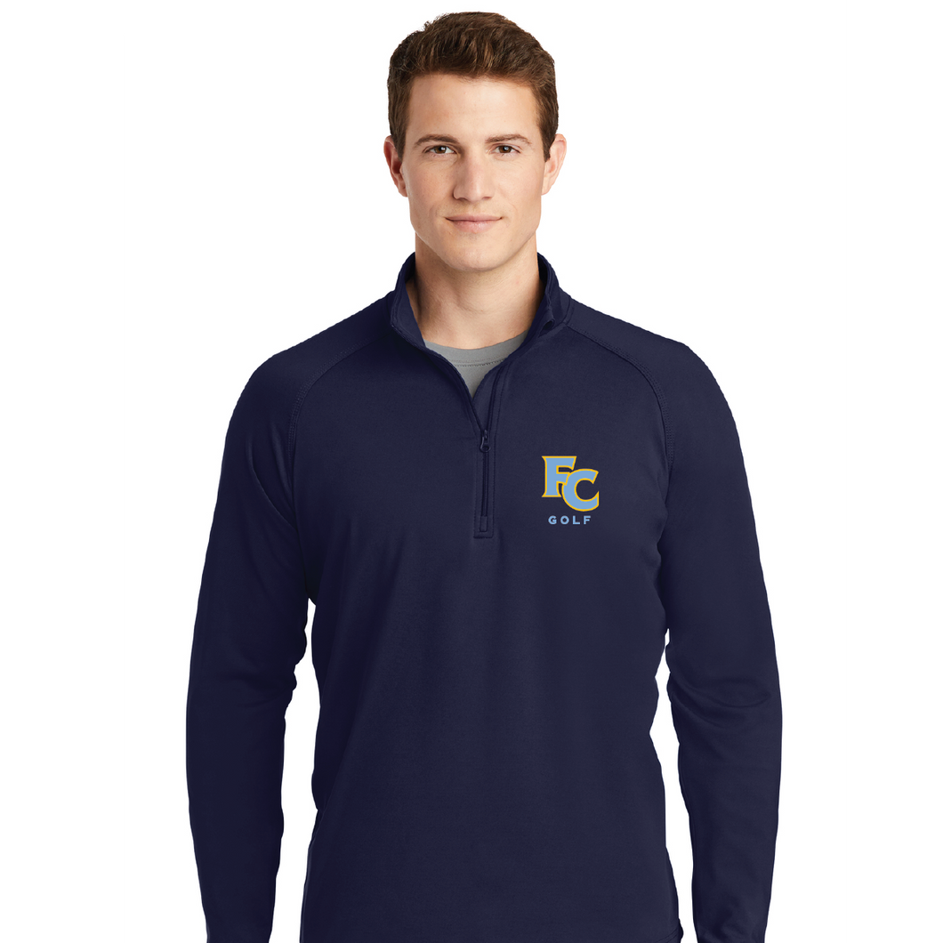 Athletic Stretch 1/2-Zip Pullover / Navy / First Colonial High School Golf