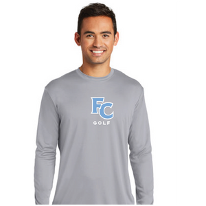 Long Sleeve Performance Tee / Silver / First Colonial High School Golf