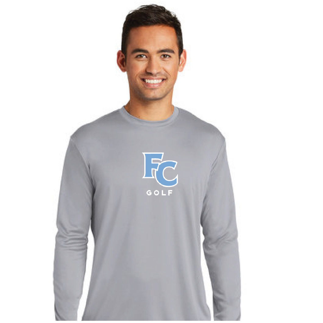 Long Sleeve Performance Tee / Silver / First Colonial High School Golf