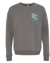 Sponge Fleece Drop Shoulder Crewneck Sweatshirt / Grey / First Colonial High School Golf