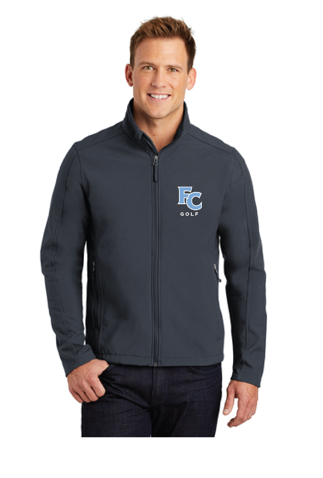 Core Soft Shell Jacket / Grey  / First Colonial High School Golf