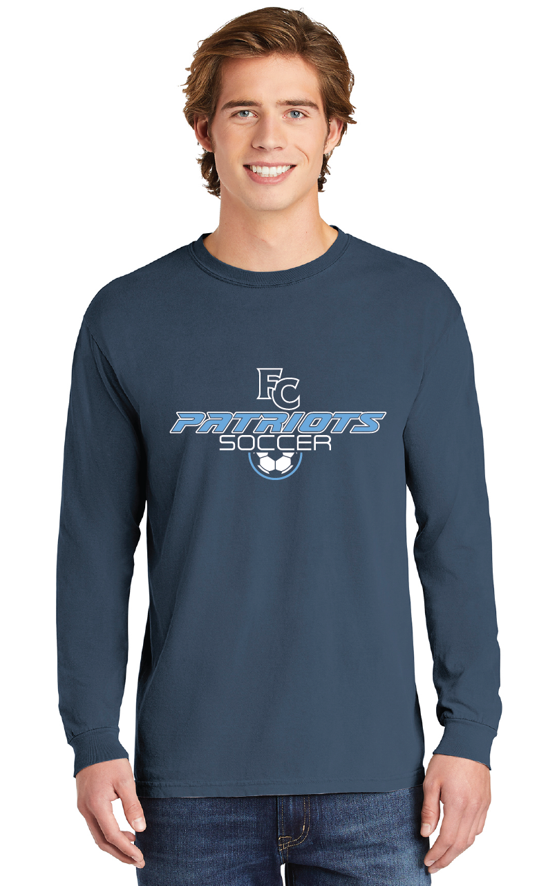 Heavyweight Ring Spun Long Sleeve Tee / Navy / First Colonial High School Girls Soccer