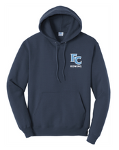 Fleece Pullover Hooded Sweatshirt / Navy / First Colonial Rowing