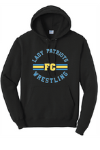 Lady Patriots Fleece Hooded Sweatshirt / Black / First Colonial Wrestling