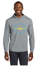 Cotton Long Sleeve Hooded T-Shirt / Heather Grey / First Colonial Wrestling