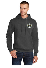 Fleece Pullover Hooded Sweatshirt / Dark Heather Grey / Great Bridge High School Soccer