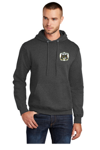 Fleece Pullover Hooded Sweatshirt / Dark Heather Grey / Great Bridge High School Soccer