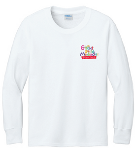 Long Sleeve Core Cotton Tee (Youth & Adult) / White / Ghent United Methodist Preschool