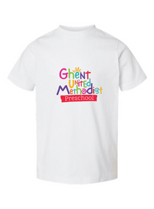 Toddler Fine Jersey Tee / White / Ghent United Methodist Preschool