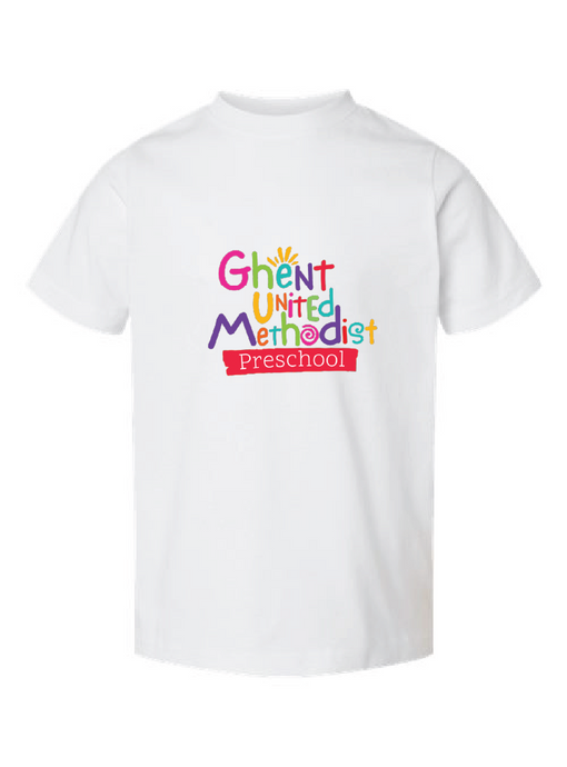 Toddler Fine Jersey Tee / White / Ghent United Methodist Preschool