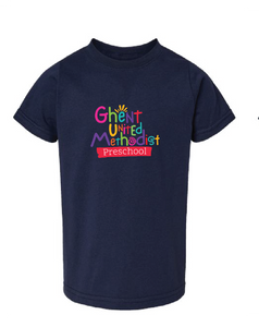Toddler Fine Jersey Tee / Navy / Ghent United Methodist Preschool