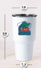 32oz Stainless Steel Tumbler / White / Grassfield Elementary School