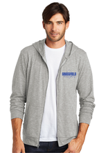 Medal Full-Zip Hoodie / Light Grey / Grassfield Elementary School Staff