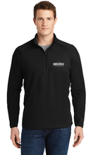 Stretch 1/2-Zip Pullover / Black / Grassfield Elementary School Staff