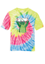 Design Winner - Tie Dye Tee (Youth & Adult) / Neon Rainbow / Grassfield Elementary School