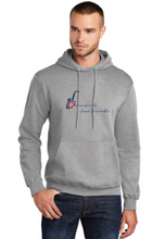 Fleece Hooded Sweatshirt / Athletic Heather / Grassfield High School Band / Jazz