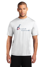 Performance Tee / White / Grassfield High School Band / Jazz