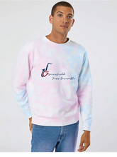 Midweight Tie-Dyed Sweatshirt / Tie Dye Cotton Candy / Grassfield High School Band / Jazz