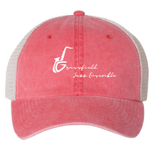 Pigment-Dyed Trucker Cap / Red / Grassfield High School Band / Jazz