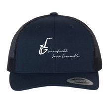 Snapback Trucker Cap / Navy / Grassfield High School Band / Jazz
