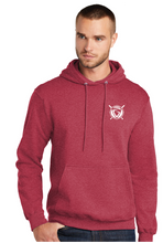 Fleece Pullover Hooded Sweatshirt / Heather Red / Grassfield High School Band / Percussion