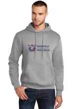 Fleece Hooded Sweatshirt / Athletic Heather / Grassfield High School Band / Percussion