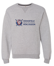 Sofspun Crewneck Sweatshirt / Athletic Heather / Grassfield High School Band / Percussion