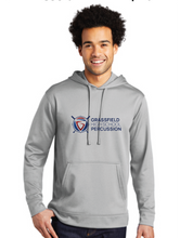 Performance Fleece Pullover Hooded Sweatshirt / Silver / Grassfield High School Band / Percussion