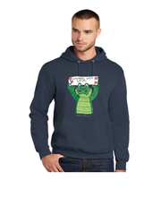 Design Winner - Fleece Pullover Hooded Sweatshirt (Youth & Adult) / Navy / Grassfield Elementary School