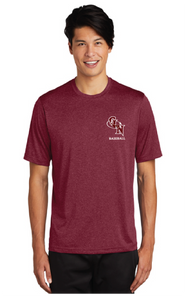 Heather Contender Tee / Cardinal Heather / Great Neck Middle School Baseball