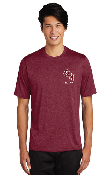 Heather Contender Tee / Cardinal Heather / Great Neck Middle School Baseball