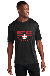 Performance Tee / Black / Great Neck Middle School Baseball