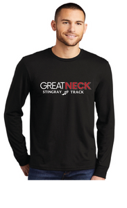 Triblend Long Sleeve Tee  / Black / Great Neck Middle School Track