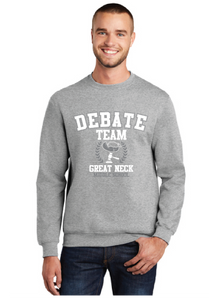 Fleece Crewneck Sweatshirt / Athletic Heather / Great Neck Middle School Debate