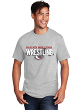 Core Cotton Tee  / Ash / Great Neck Middle School Wrestling