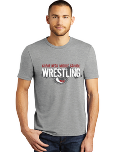 Softstyle Tee / Grey Frost / Great Neck Middle School Wrestling