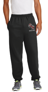 Essential Fleece Sweatpant with Pockets / Black / Great Neck Middle School Wrestling