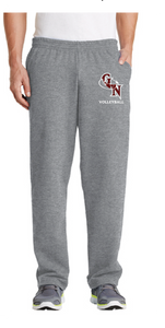 Core Fleece Sweatpant with Pockets / Athletic Heather / Great Neck Middle School Volleyball
