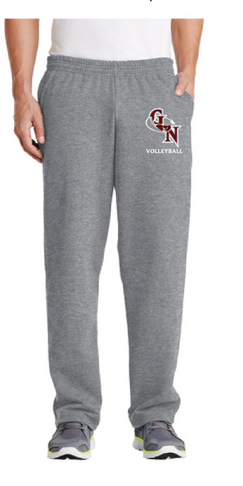Core Fleece Sweatpant with Pockets / Athletic Heather / Great Neck Middle School Volleyball