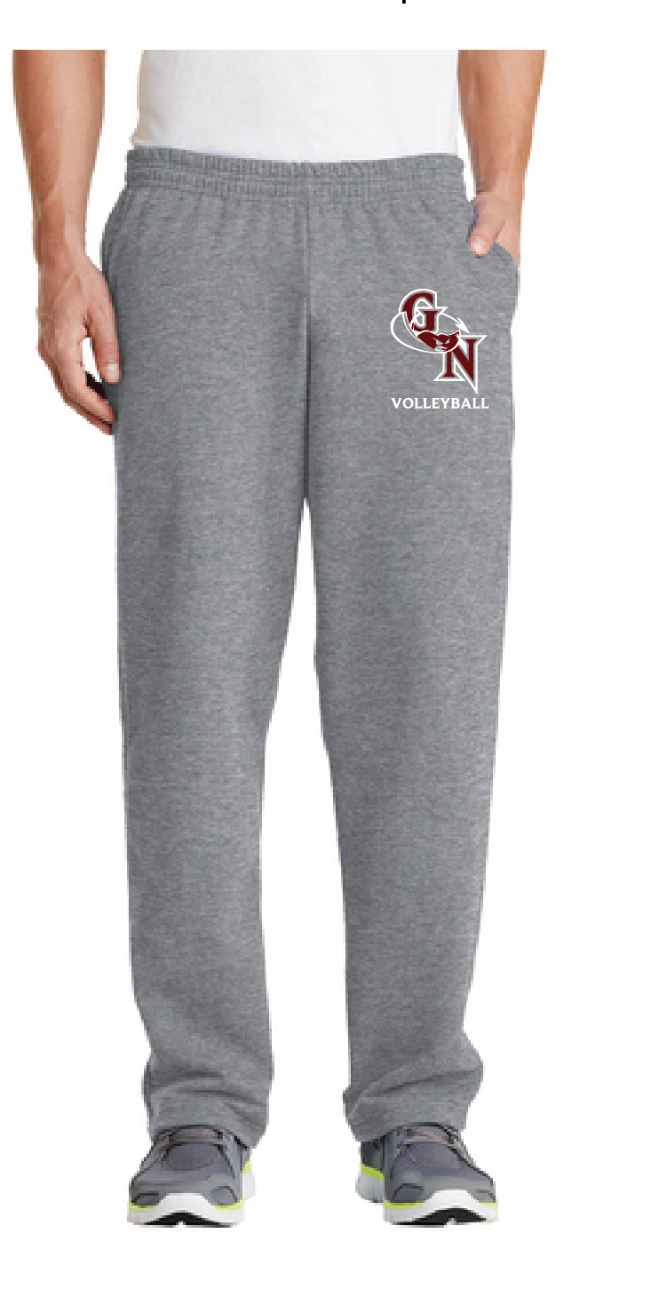 Core Fleece Sweatpant with Pockets / Athletic Heather / Great Neck Middle School Volleyball