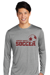 Long Sleeve Heather Contender Tee / Vintage Heather / Great Neck Middle School Boys Soccer