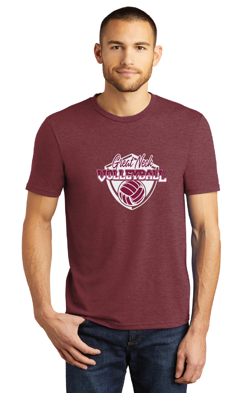 Perfect Tri Tee / Maroon Frost / Great Neck Middle School Volleyball