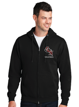 Fleece Full-Zip Hooded Sweatshirt / Black / Great Neck Middle School Volleyball