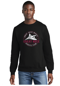 Core Fleece Crewneck Sweatshirt / Black / Great Neck Middle School Debate