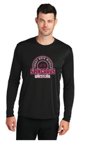 Long Sleeve Performance Tee / Black / Great Neck Middle School Wrestling