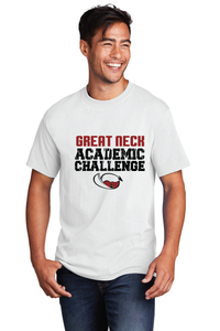 Core Cotton Tee / White / Great Neck Middle School Academic Challenge