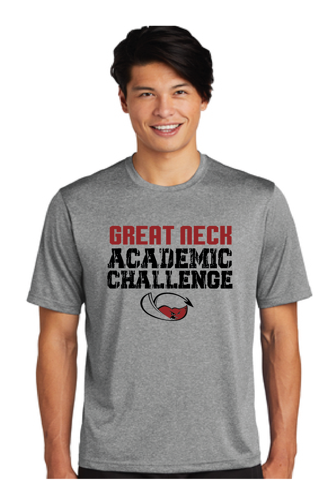 Heather Contender Tee / Vintage Heather / Great Neck Middle School Academic Challenge