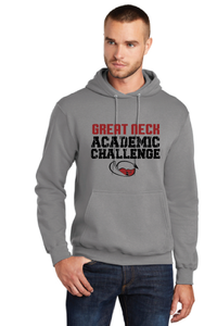 Core Fleece Hooded Sweatshirt / Athletic Heather / Great Neck Middle School Academic Challenge