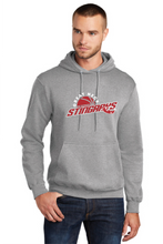 Core Fleece Pullover Hooded Sweatshirt / Athletic Heather / Great Neck Middle School Boys Basketball